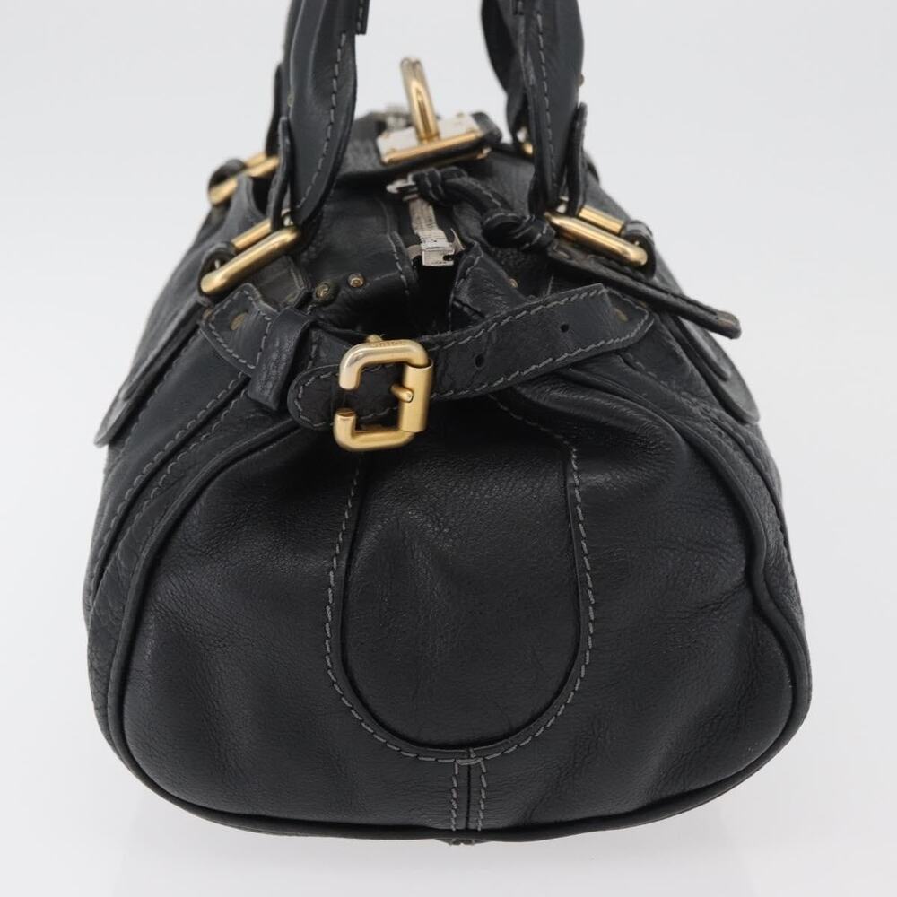 Chloe Leather Paddington Handbag Black - Picture 4 of 14